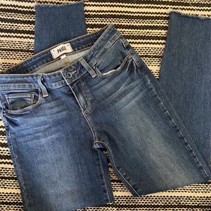 PAIGE VERDUGO raw hem skinny jeans